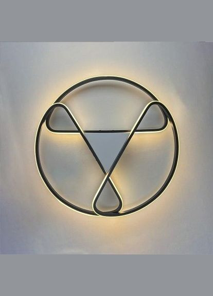 Світильник світлодіодний стельовий AZDA 80W R500 RC BLACK/WHITE 220V IP20 з пультом ДУ Luminaria (329440125)