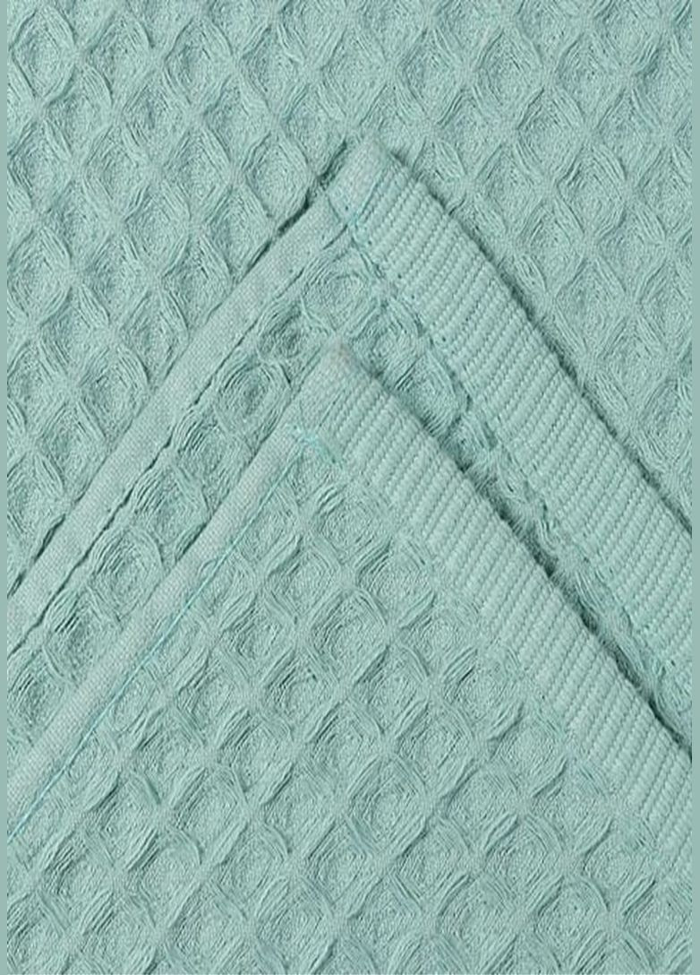 Рушник вафельний для ванної 70х140 см м'ятний TC303375790 TURComFor м'ятний