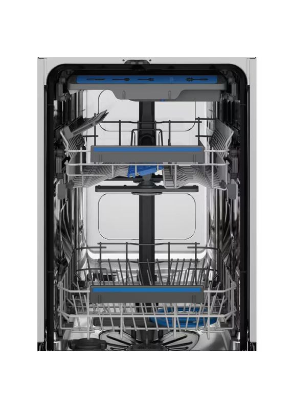 Посудомоечная машина встроенная, 10компл., е, 45см, дисплей, инвертор, 3й корзина, черный Electrolux