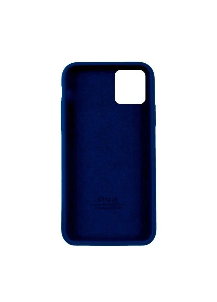 Чехол силиконовый противоударный для iPhone 11 защита камеры цвет космос Case (370164816)