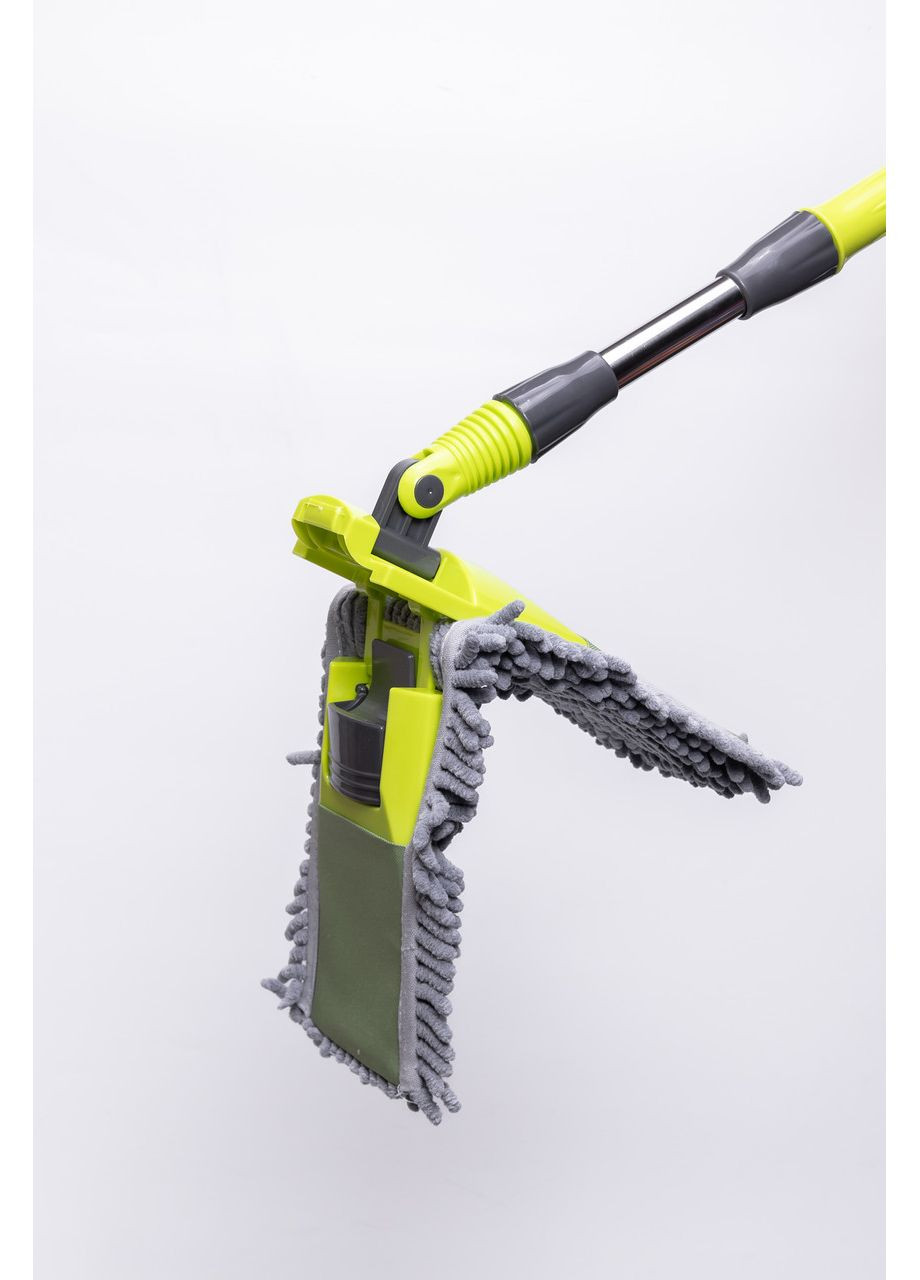 Швабра телескопічна з мікрофіброю для миття підлоги плитки ламінату лінолеуму збиральний інструмент ProDobro (364190557)