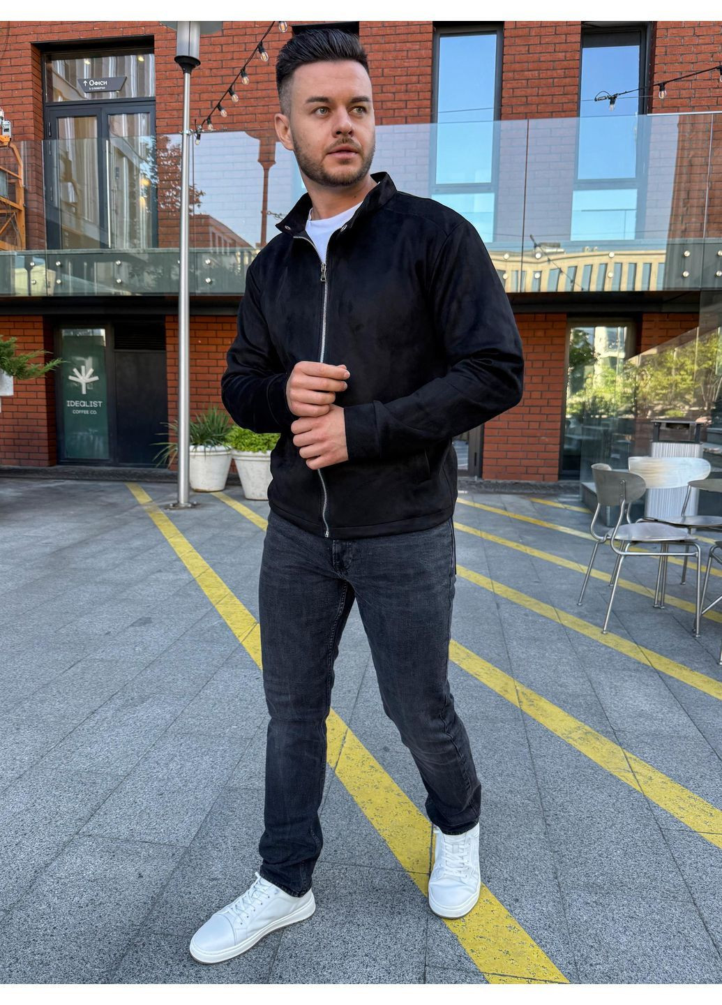 Чорна куртка сайд No Brand