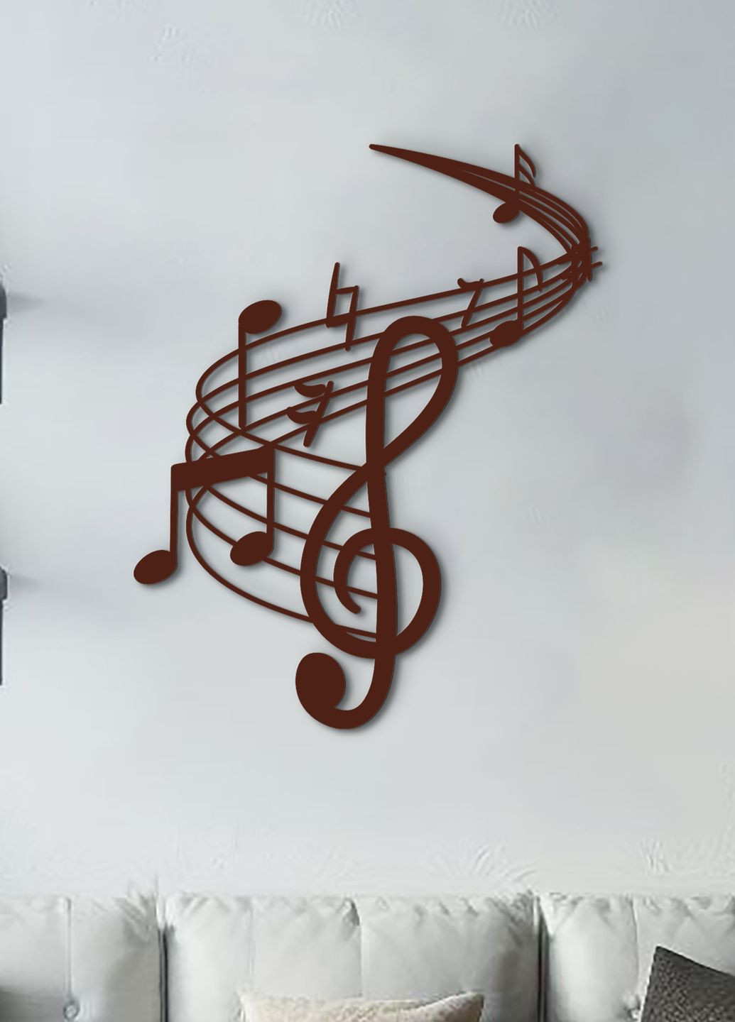 Декор в комнату, интерьерная картина на стену "Музыка", декоративное панно 60х75 см Woodyard (292112726)