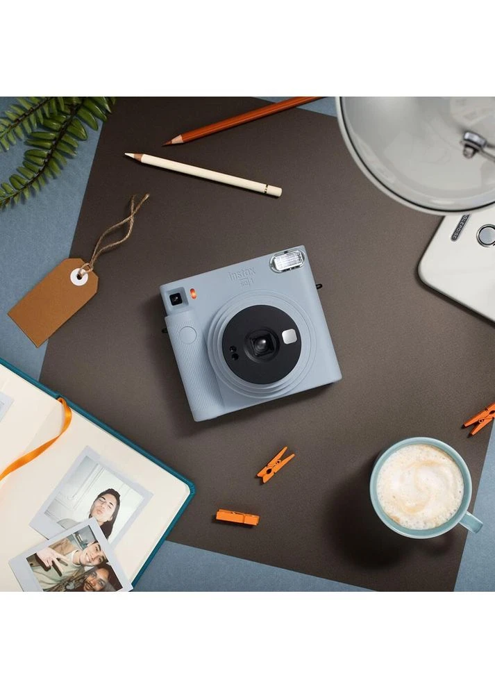 Подарочный набор камера Instax Square SQ1/Фотобумага 40 шт/Чехол/Фотоальбом 80 фото Голубой Fujifilm (387589139)