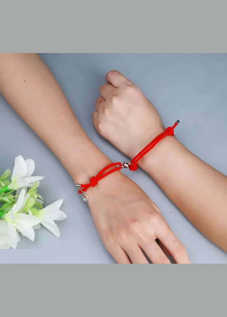 Парные браслеты неразлучники на магните для двух влюбленных I love you No Brand (340275765)