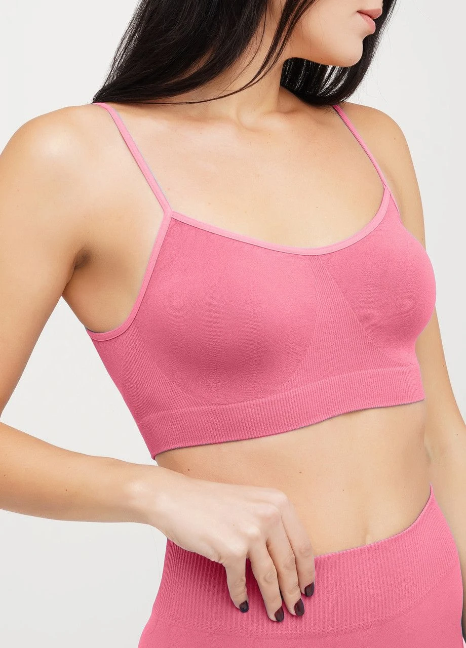 Безшовный Топ на тонких бретелях Cami Top разные цвета размеры S/M L/XL L/XL, Giulia (377791065)