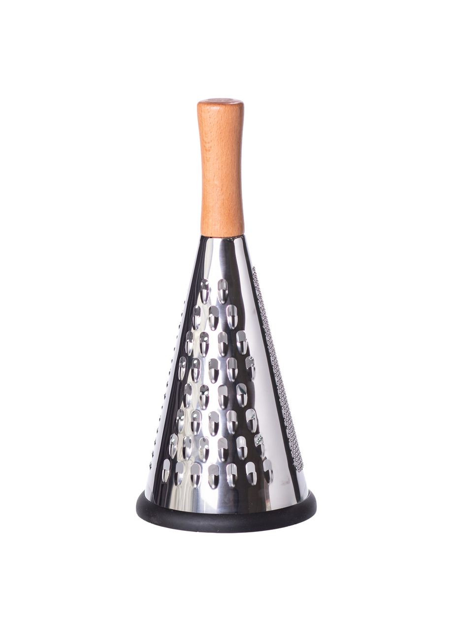 Конусная трёхсторонняя ручная тёрка из нержавейки с деревянной ручкой HP-8-2 Jooki (358706715)