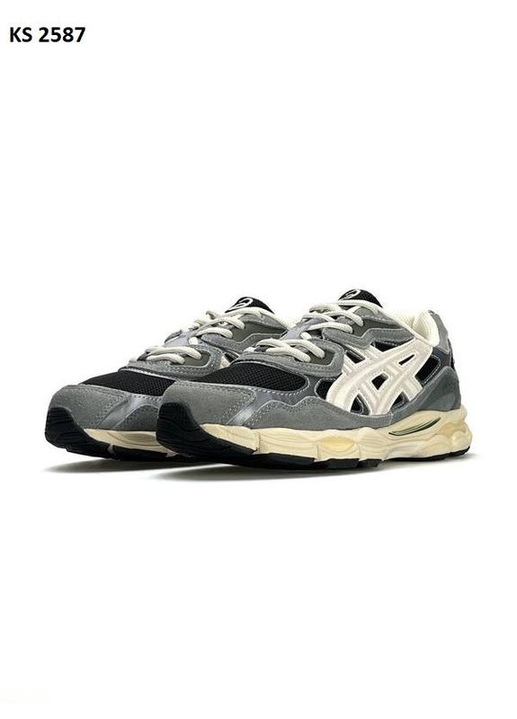 КРОСІВКИ ЖІНОЧІ ASICS GEL-NYC GRAY АСІКС ГЕЛЬ НЮК No Brand сірі демісезони (367172275)