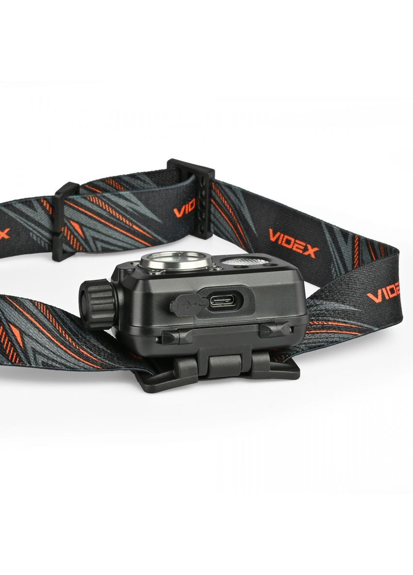 Налобний ліхтарик VLF-H189 600Lm 5000K до 185м, 8 режимів роботи, з червоним світлом Videx (349821324)