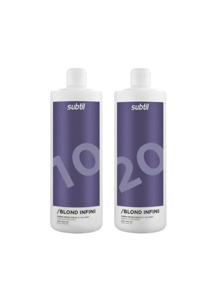 Набір для волосся Blond Окислювач з синім пігментом 3% 1000 мл + 6% 1000 мл Subtil (369637019)