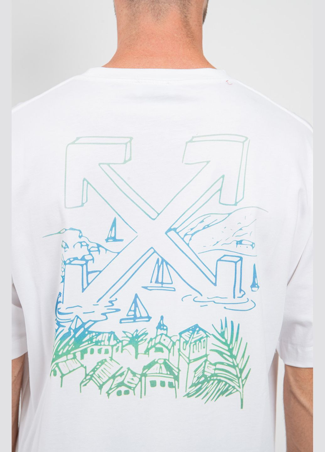 Белая футболка Off White