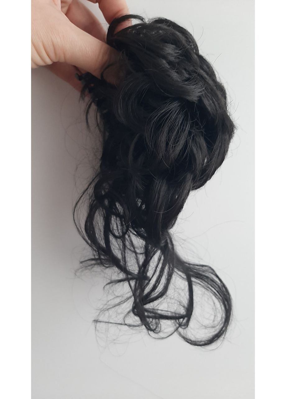 Шиньон пучок хвост волосы на заколке крабе No Brand (361258932)