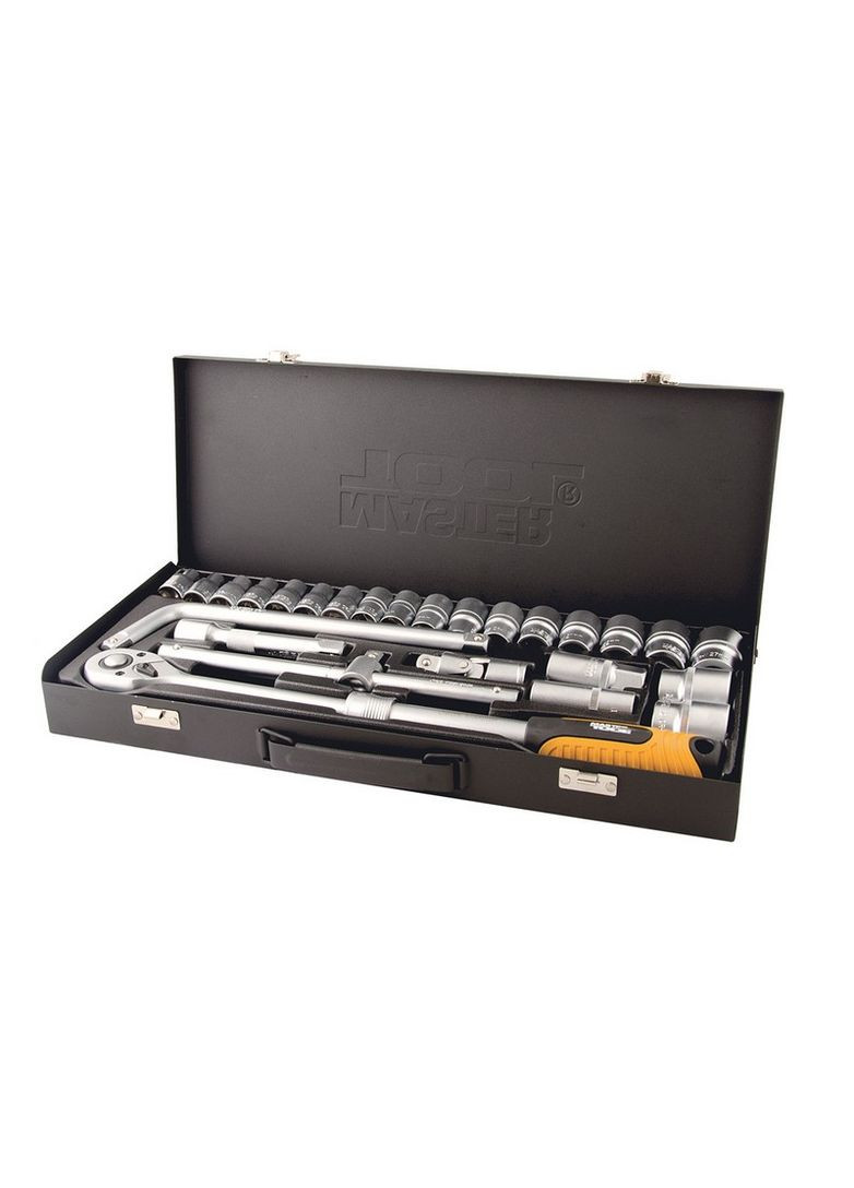 Набор насадок торцевых PROFI CrV 1/2" 8-32 мм, 26 шт (78-4126) Mastertool (340908893)