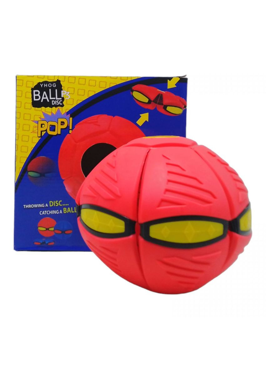 Мяч-трансформер "Flat Ball Disc: Мячик-фрисби", красный MIC (292252314)
