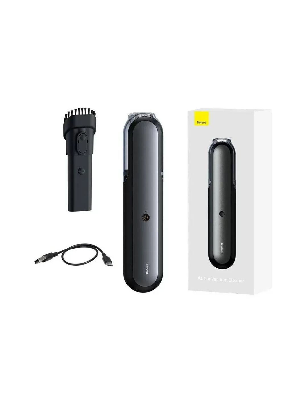 Автомобільний пилосос A1 Car Vacuum Cleaner VCAQ010001 Dark Space Black Baseus (271824386)