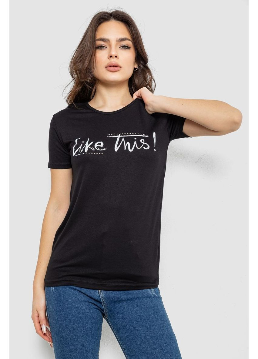 Футболка женская с принтом, 244R501 Ager - (358886291)