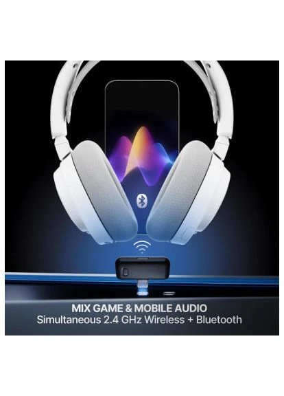 Ігрова гарнітура Arctis Nova 7 Gen 2 Wireless White /PC/PS/SW/MAC/MOB SteelSeries (396671193)