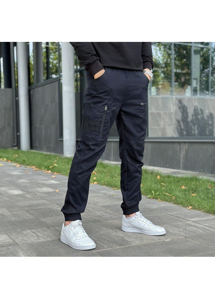 Чоловічі повсякденні штани весна/осінь сині No Brand (358203758)