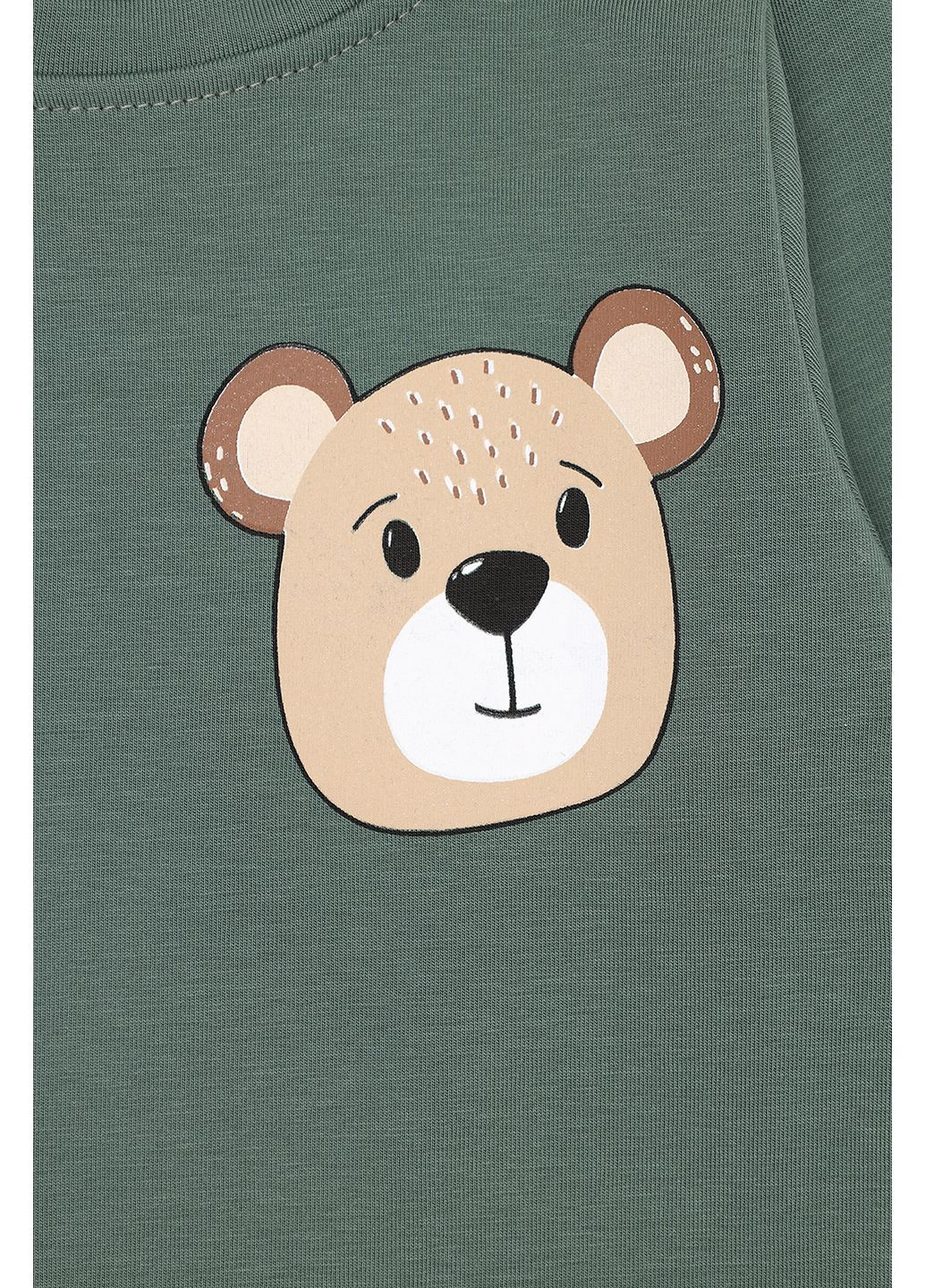 Зеленый демисезонный лонгслив Yuki