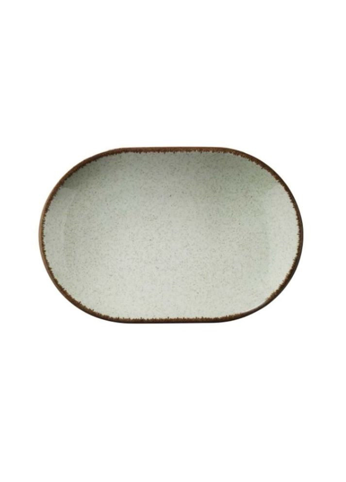 Тарілка обідня овальна Colorx CXOFD-28-KY-730-P-03 28 см зелена Color (368764701)