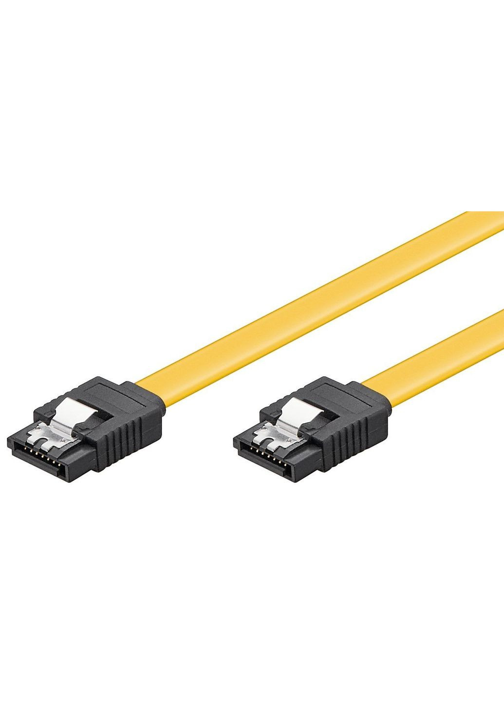 Кабель накопителя SATA 7p M/M (папа/папа) 0.2m прямой 6Gbps L Type Latch Goobay (369645508)