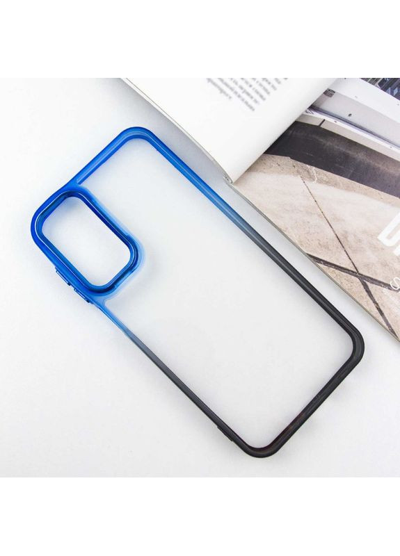 Чохол TPU+PC Fresh sip series для Samsung Galaxy A25 5G Чорний / Синій No Brand (360879162)