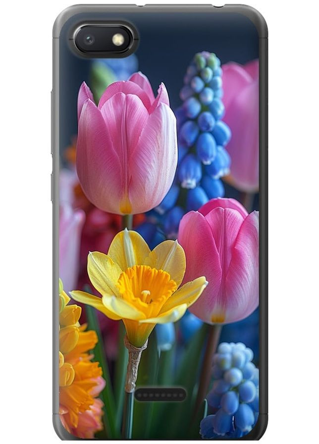 Силиконовый чехол 'Весенние цветы' для Endorphone xiaomi redmi 6a (285782700)