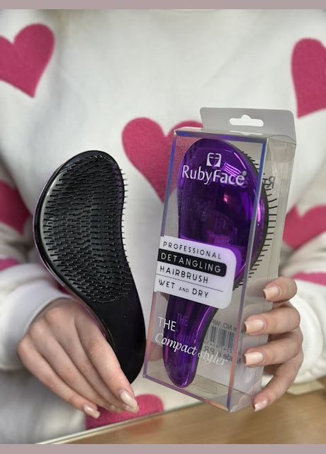 Розчіска для волосся Ruby Face, фіолетова No Brand (325489495)