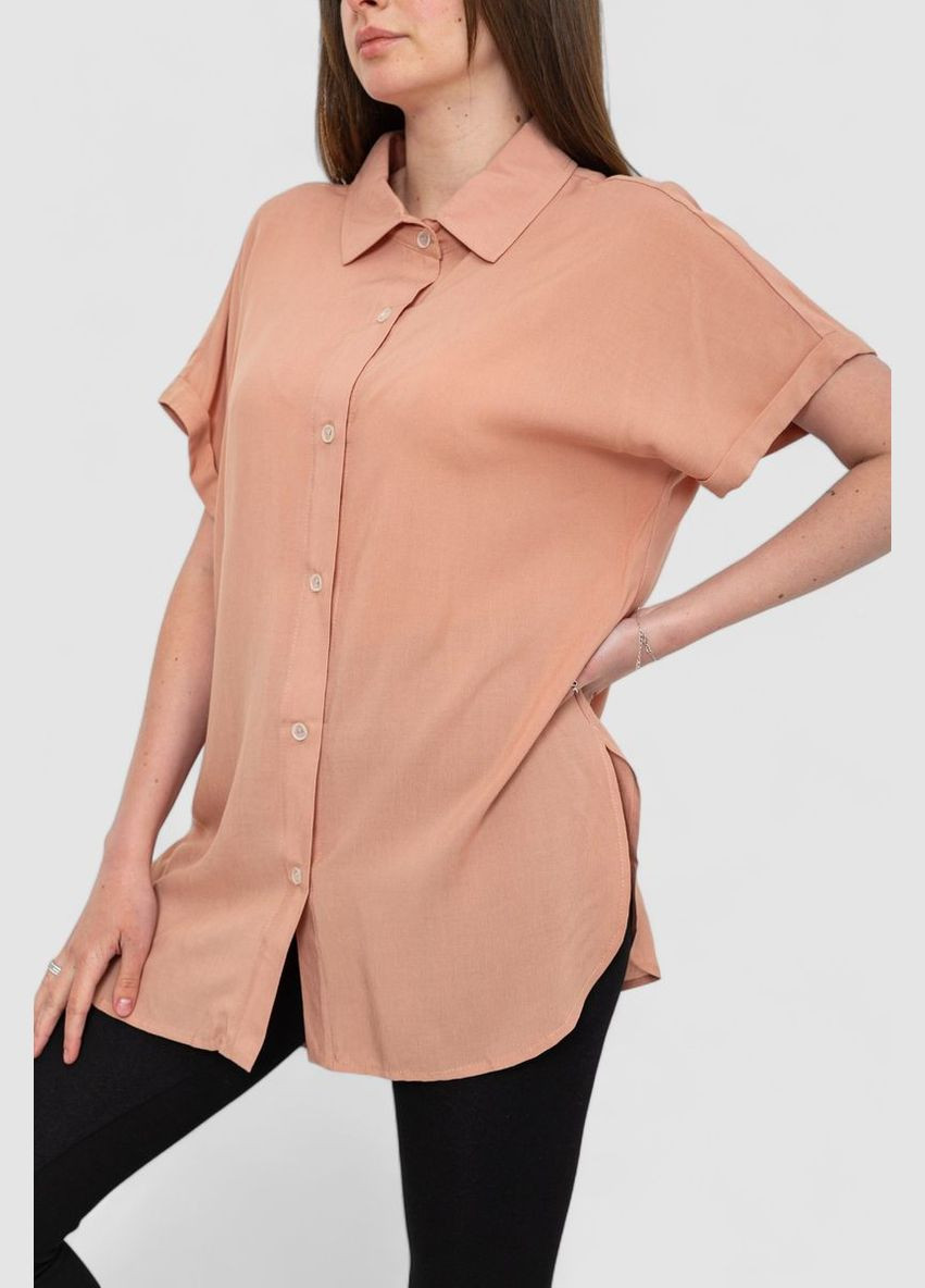 Сорочка жіноча однотонна на ґудзиках Ager 102R5230 (294182438)