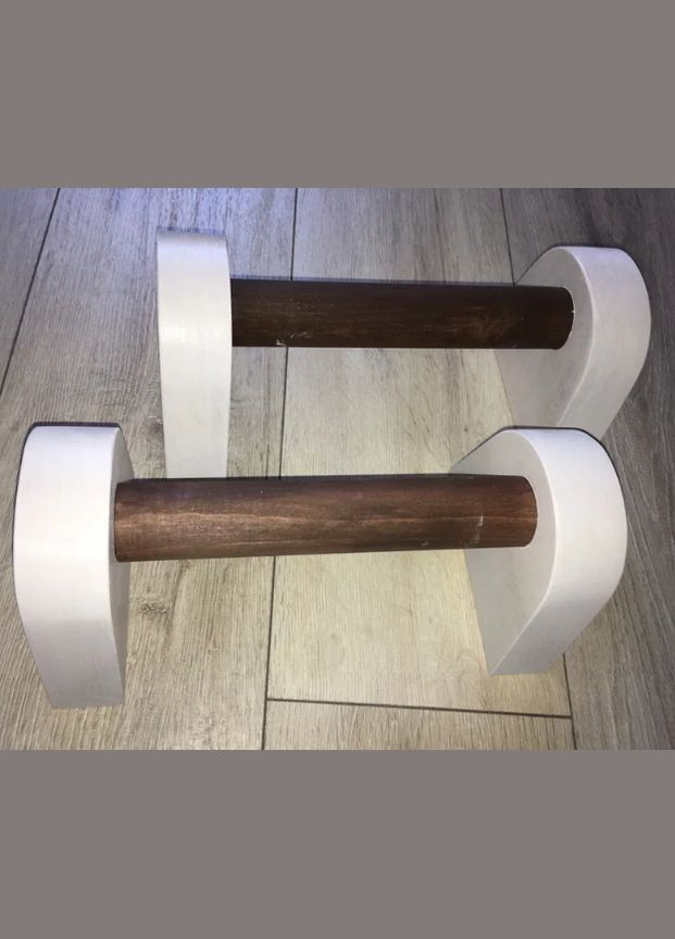 Упоры для отжиманий (паралетсы) из дерева Рибейра капучино-зефир (ПРЛ-00130920) No Brand (328226231)