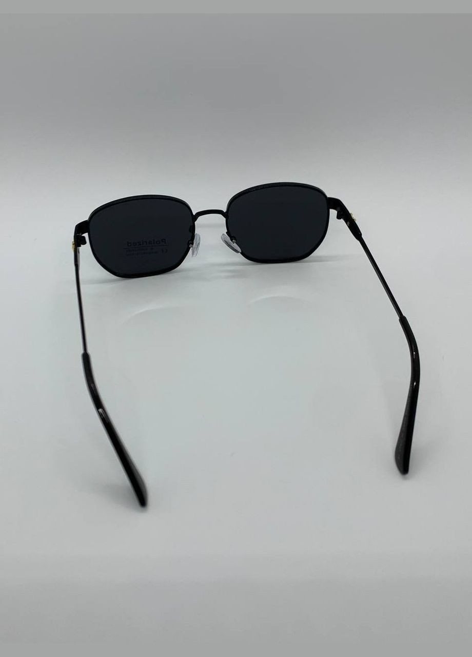 Сонцезахисні окуляри унісекс LOUIS VUITTON з поляризацією та UV-захистом, стильні окуляри в чорній оправі No Brand (341527347)