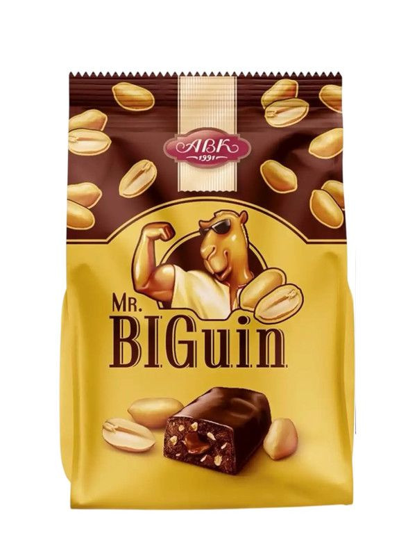 Конфеты АВК Mr.BIGuin с арахисом 165 г (22-0901) Кукумбер (362961419)
