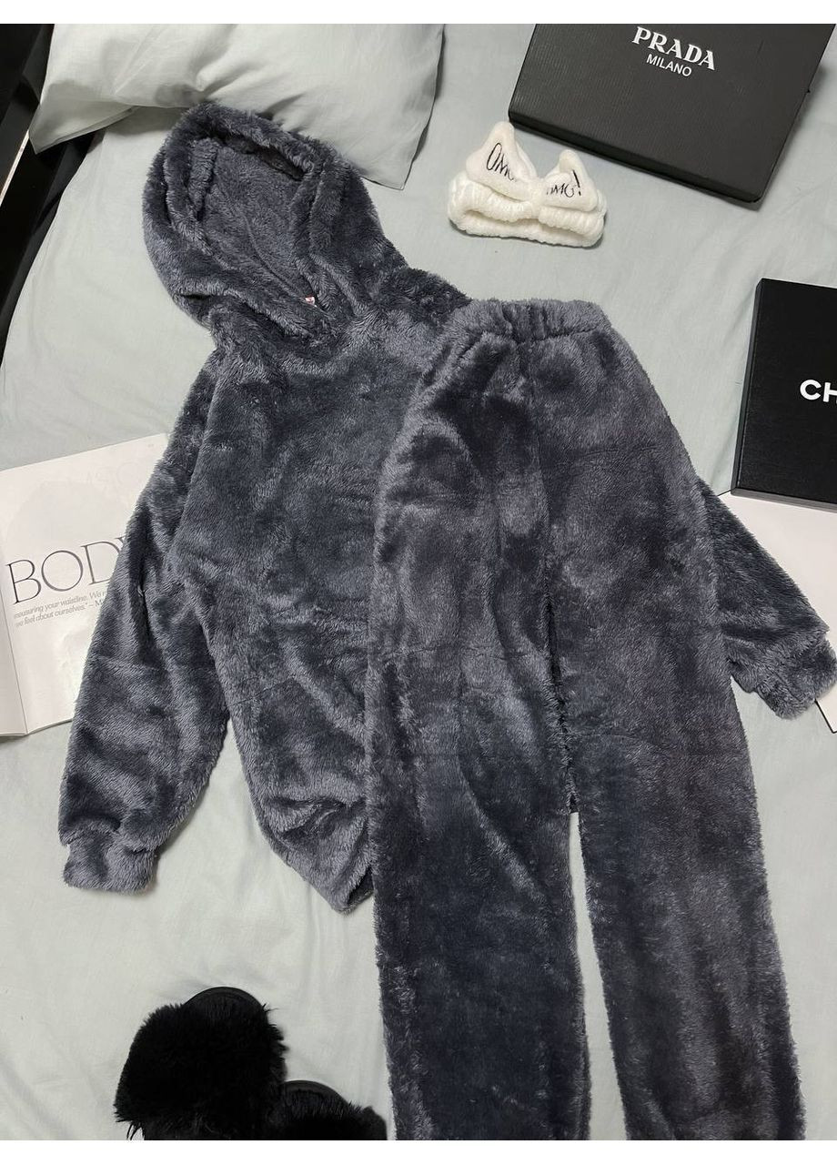 Костюм домашний,пижама,турецкая двусторонняя махра,удлиненный худые и брюки Україна (366280448)