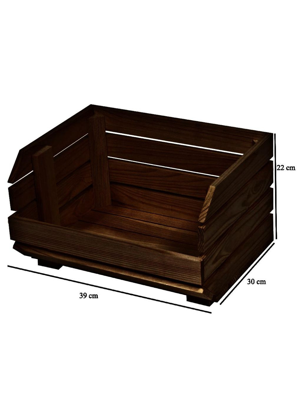 Стелаж для овочів і фруктів з дерева Фателіна 1 капучино (ЯХТ-110009) No Brand (327867752)