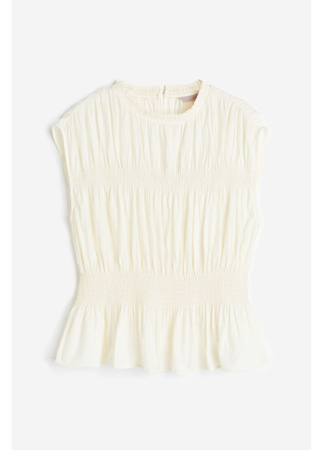 Молочная блуза H&M