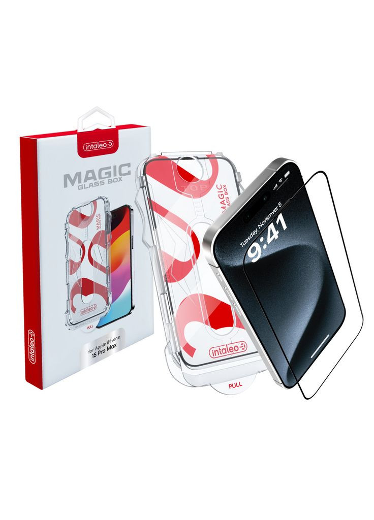 Скло захисне (m469087) Intaleo MagicBox Apple iPhone 15 PRO MAX (367071676)