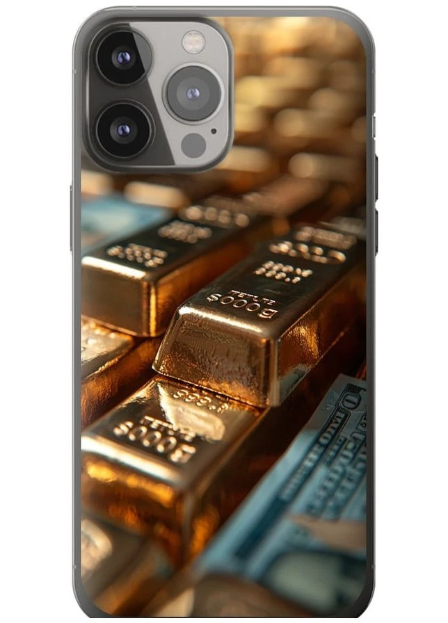 Силиконовый чехол 'Сияние золота' для Endorphone Apple iPhone 13 Pro Max (291130883)