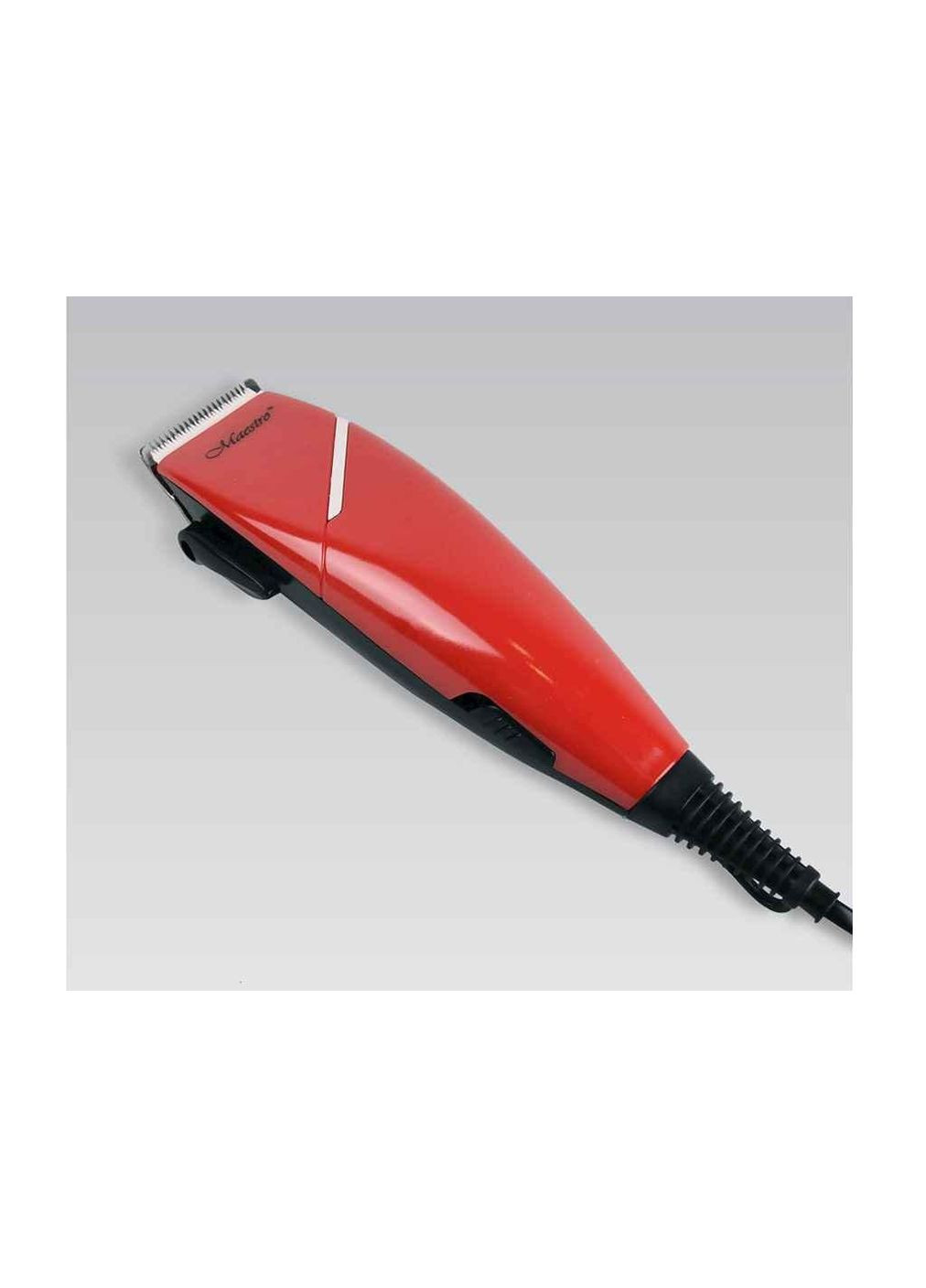 Машинка для подстригания 15Вт Сетевая MR653C-RED ТМ Maestro (303630799)