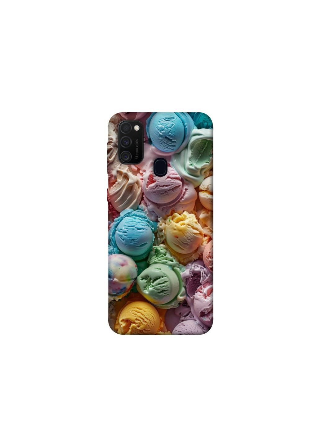 Чехол на Samsung Galaxy M21 Ice cream v2 Frontalka (355327932)