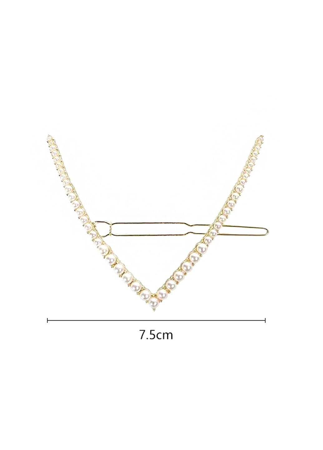 Заколка для волосся "Bling life" з перлами, 9,5х7,5 см Анна Ясеницька (305066383)