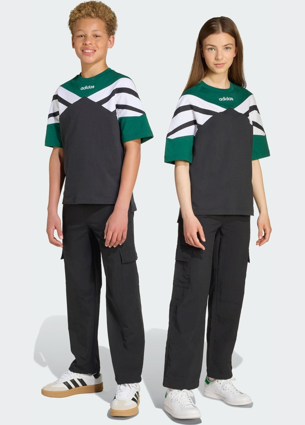 Чорна демісезонна футболка cutline kids adidas