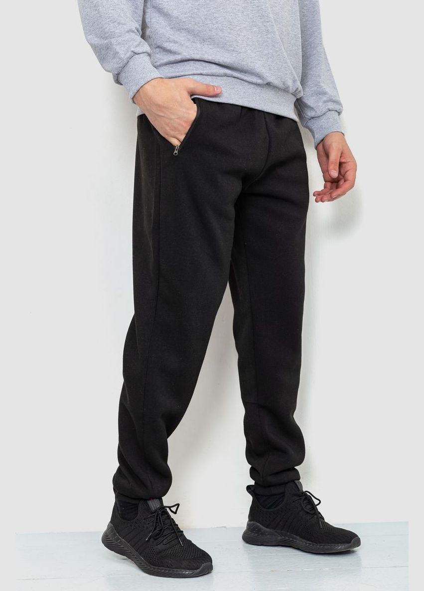 Спорт чоловічі штани на флісі, колір темно-сірий, Ager (277630046)