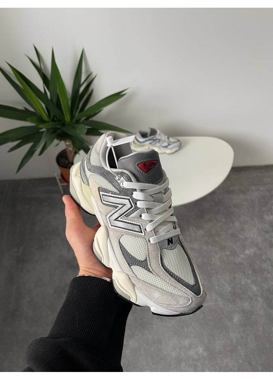 Кроссовки женские и мужские New Balance 9060 grey | Нью Беланс 9060 серые No Brand серые демисезоны (361947237)