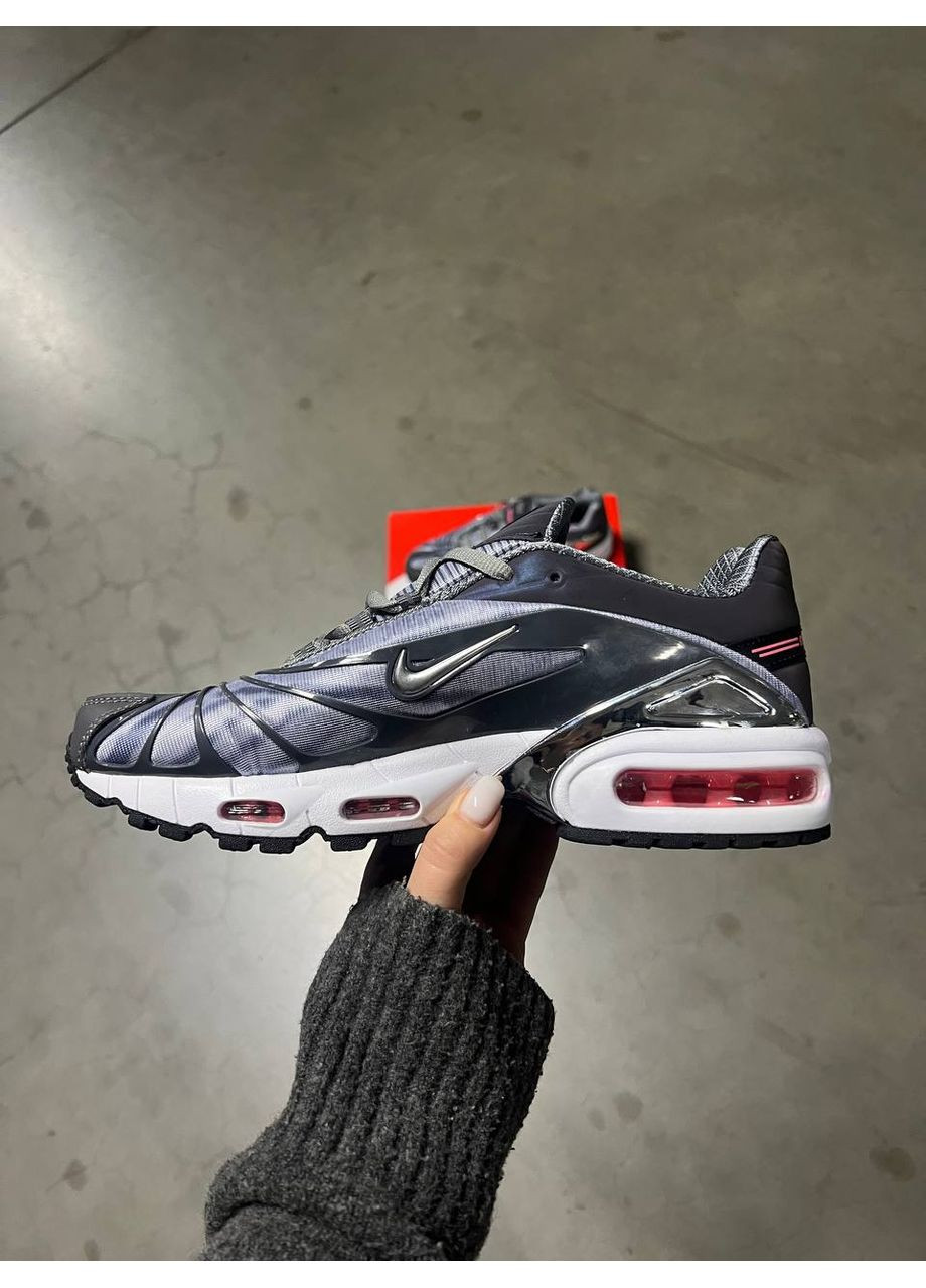 КРОССОВКИ ЖЕНСКИЕ NIKE SKEPTA X AIR MAX TAILWIND GREY НАЙК СКЕПТА АИР МАКС ТЕИЛВИНД No Brand серые демисезоны (368884793)