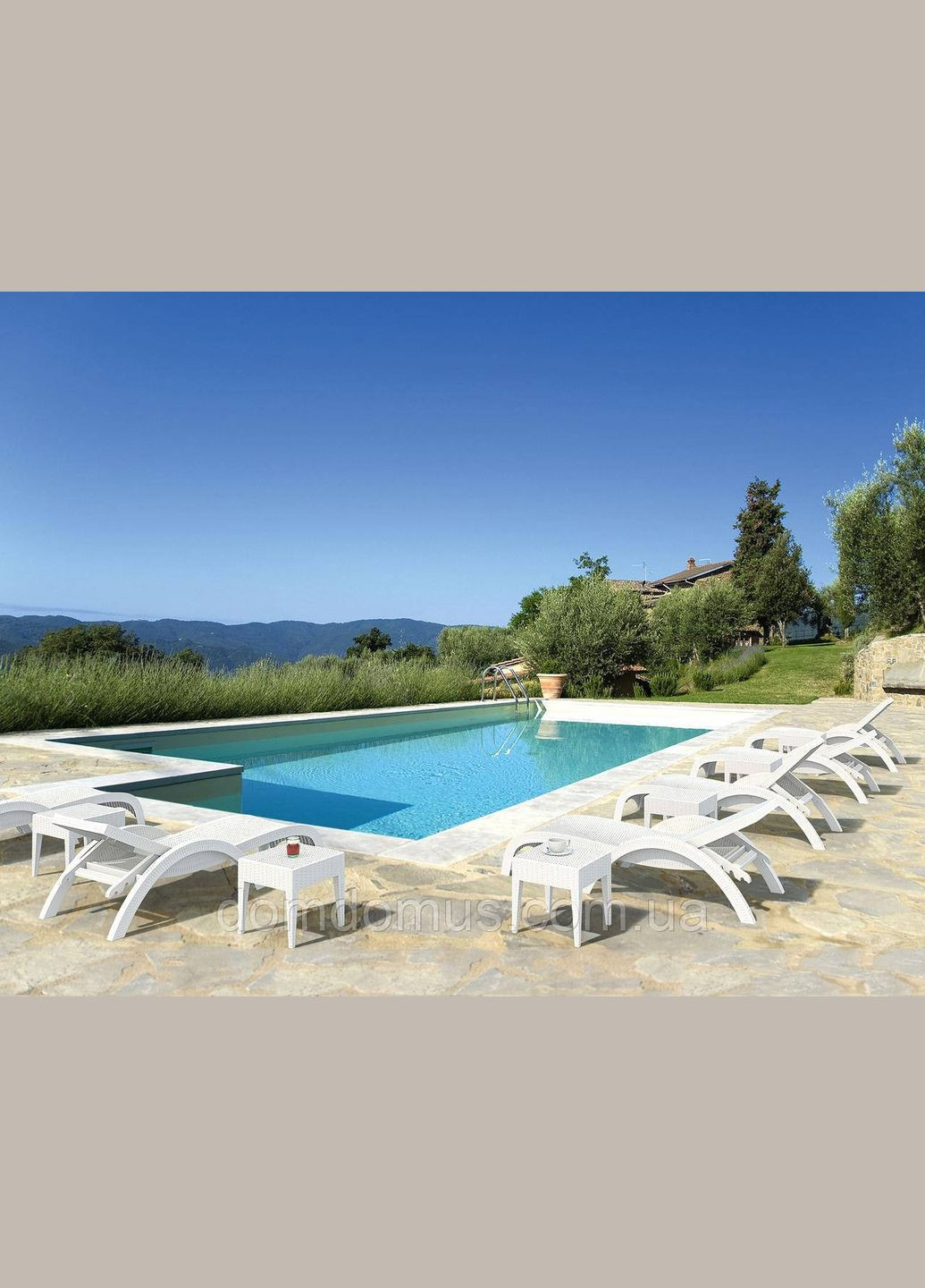 Шезлонг пластиковий FIJI, Exclusive, Siesta (334709163)