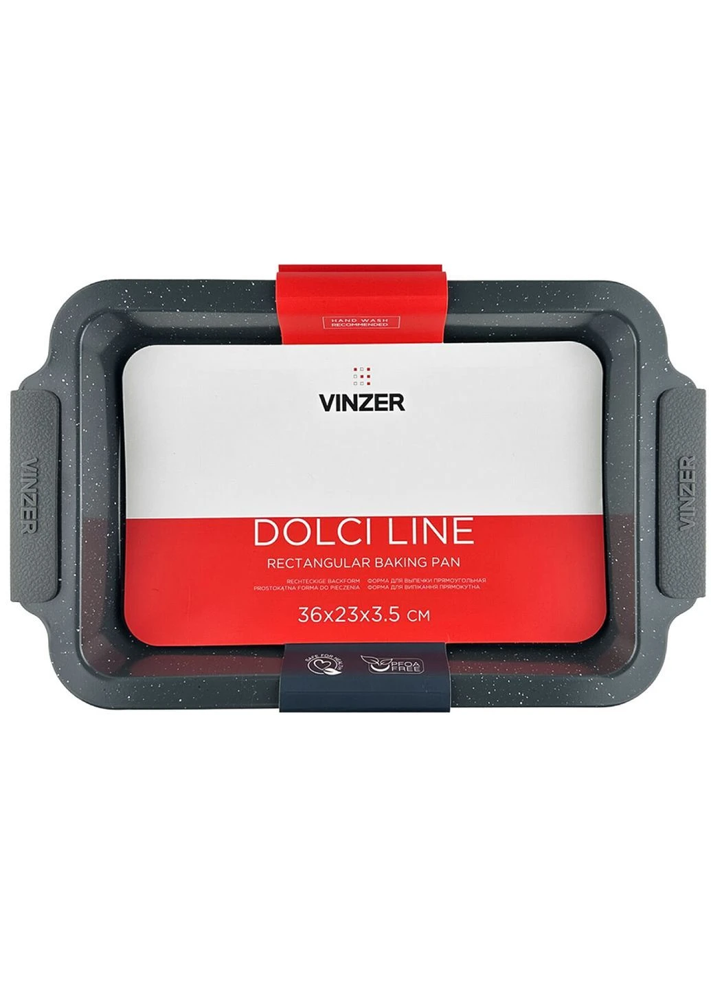 Форма для випікання Dolci Line 36x23 см прямокутна 50782 Vinzer (395912369)