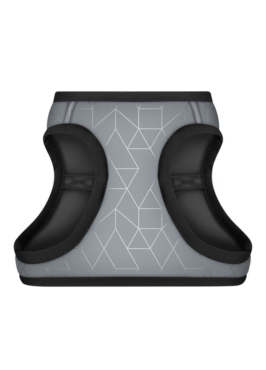 Шлея для собак м'яка Clothes Світловідбивна XS4 B 36-39 см C 26-28 см Сірий WAUDOG (322121217)