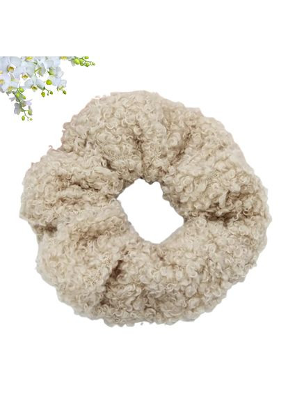 Гумка для волосся TEDDY max Hand Made 12 см букле Handmade (368772265)