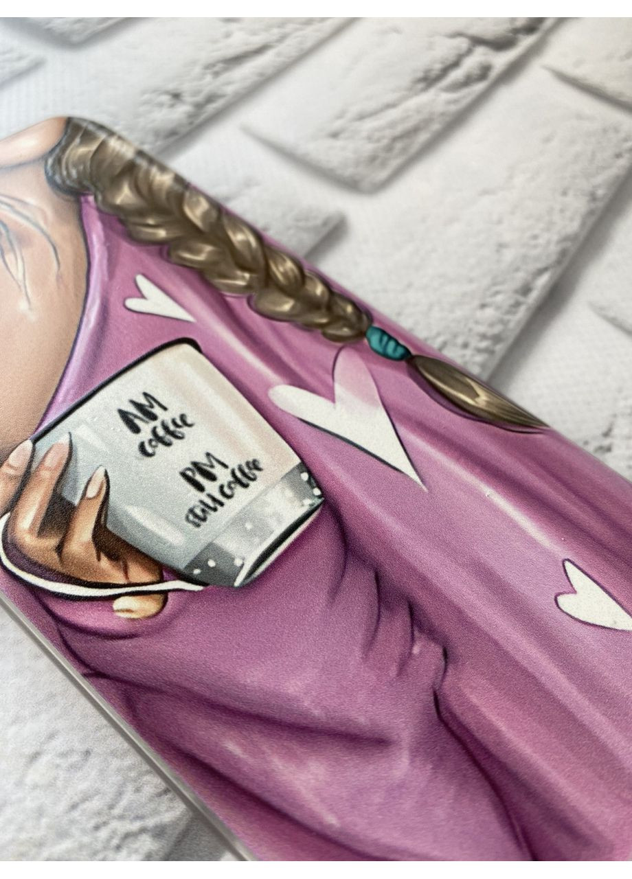 Чохол з потовщеними кутами на Samsung Galaxy A24 (A245) 4G:: Дівчина з кавою (принт 58) Creative (360698025)