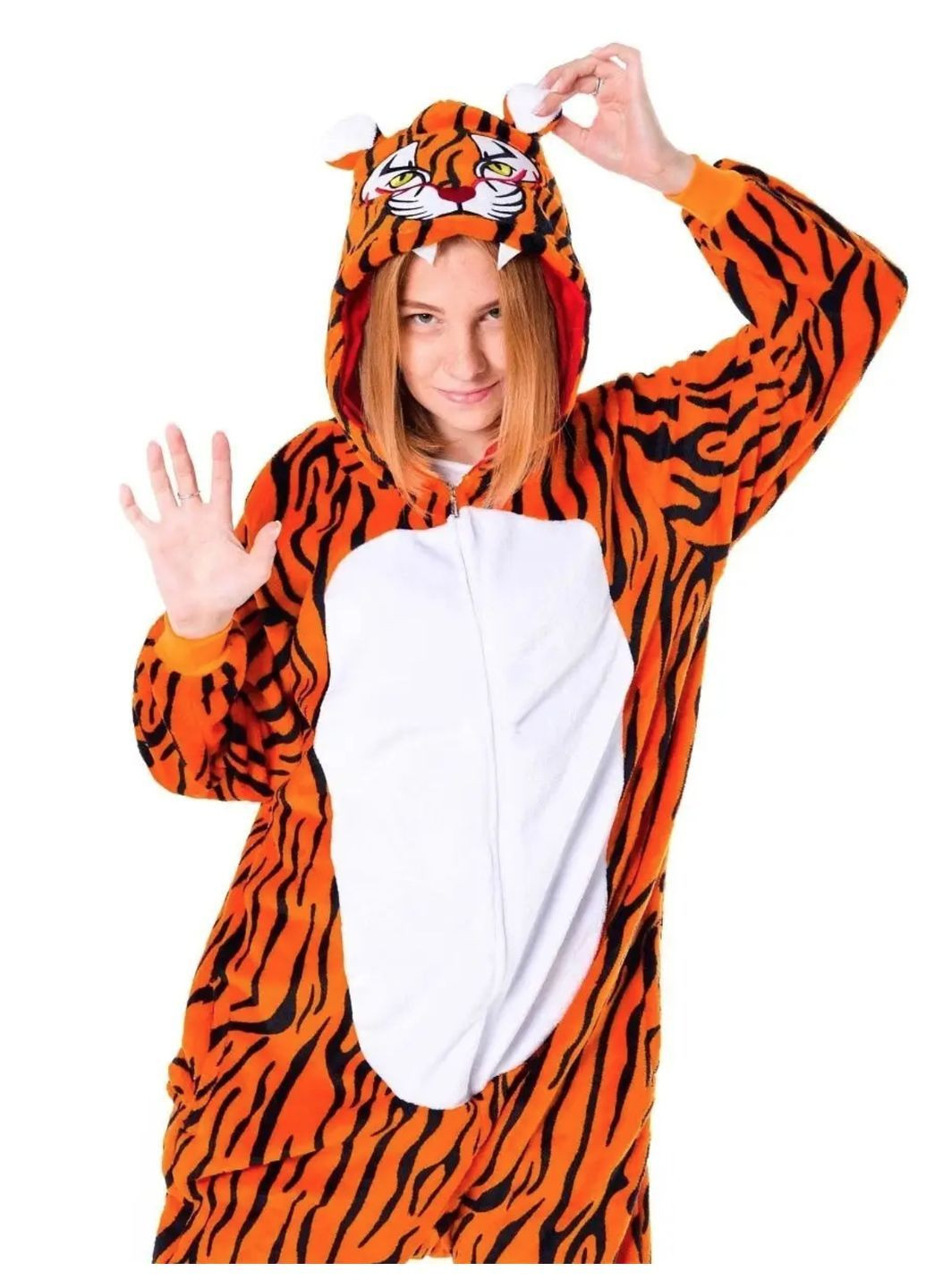 Пижама кигуруми детская Бенгальский тигр 110 (105-115 см) Jamboo (371133668)